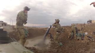 82nd Airborne mortars support Iraqi security forces with mortar fires