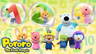 Lagu Pororo | Playing with Numbers🎼 | Lagu Belajar warna🌈| Pororo Si Penguin Kecil