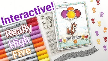 How to Create a Swing Card the Easy Way | Really High Five Stamps