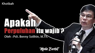 Apakah Perpuluhan Wajib ? #khotbah #kristen #perpuluhan