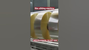 Pet bopp film slitting machine