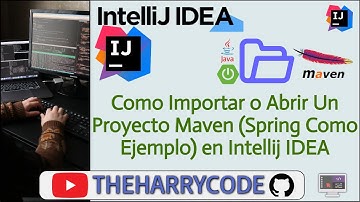 Curso de Intellij IDEA | Como Importar o Abrir Un Proyecto Maven (Spring Como Ejemplo) en Intellij