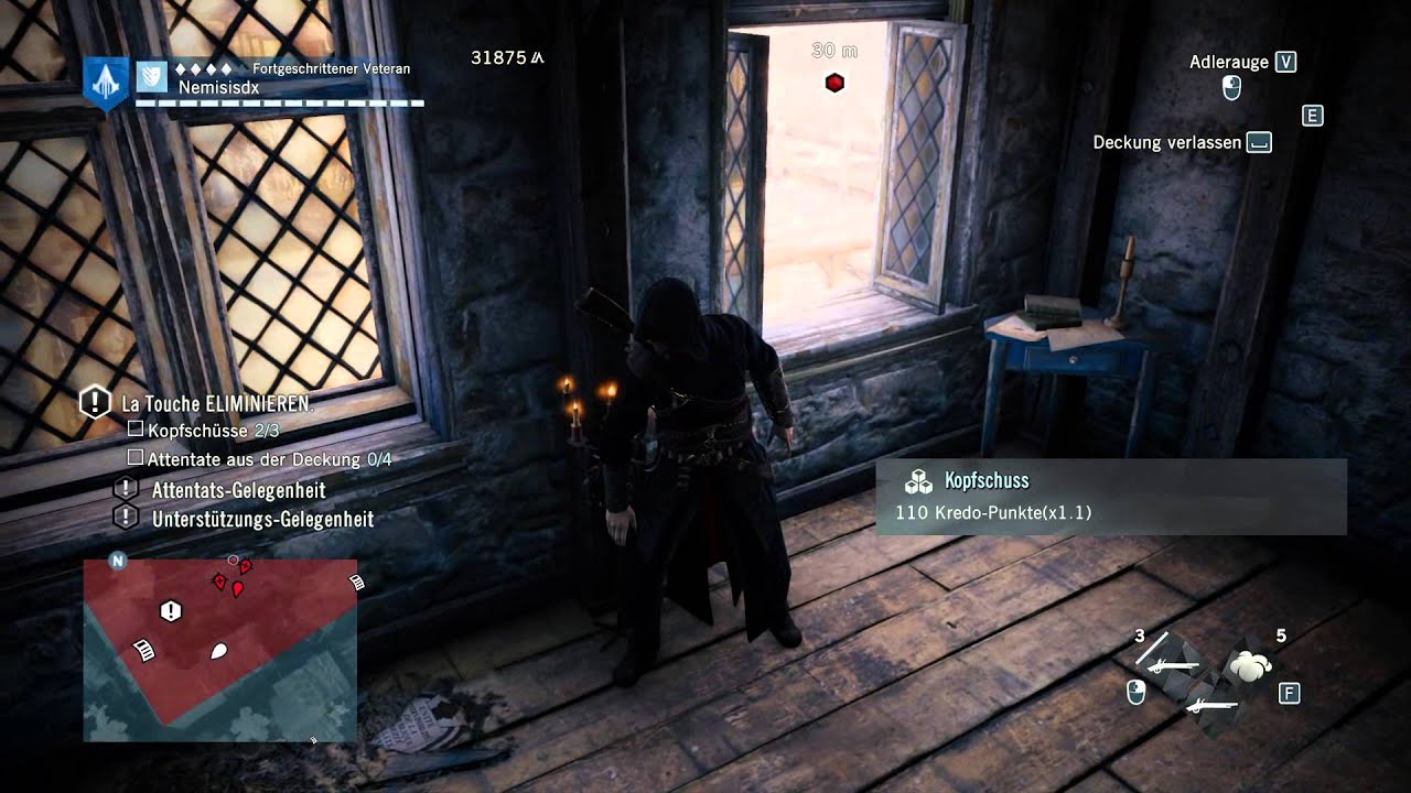 ASSASSIN'S CREED UNITY 14 La Touche Eliminieren [HD+] Let's Play