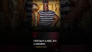 "Some see pressure. I see a challenge." 💪 #shaq #nba #motivation #championmindset #moneymindset