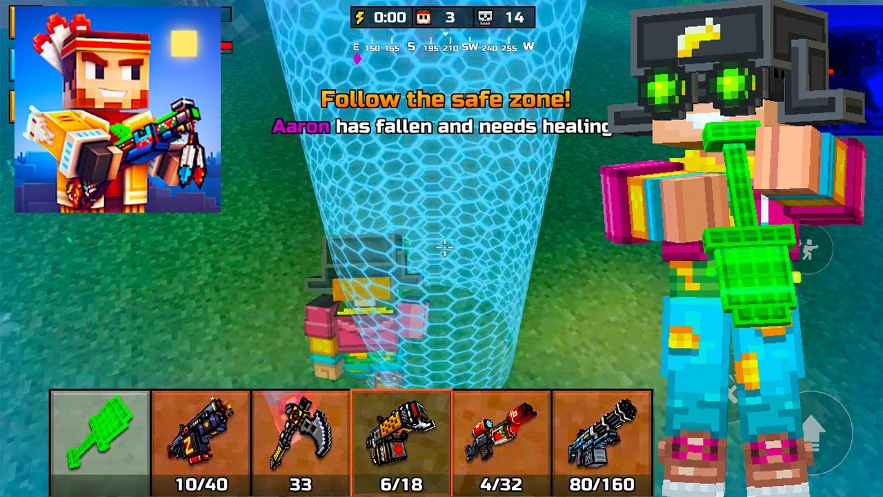 Pixel Gun 3D - Mr. Fruit is Ready for Winter in the Battle Royale (RED SET Challehge)