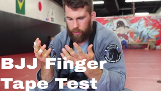 Athletic Tape vs Monkey Tape for BJJ Training (How to Tape Fingers)