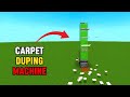 Minecraft Easiest and Fastest Carpet Duper 