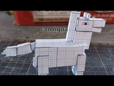 Video cách làm con ngựa trong minecraft bằng giấy - youtube