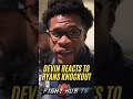 Devin Haney REACTS to Ryan KO win vs Conor!