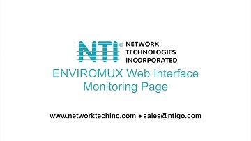 NTI ENVIROMUX® Medium Enterprise Environment Monitoring System
