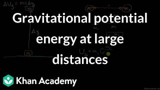 Gravitational Potential Energy At Large Distances | Grade 11 | Physics | Khan Academy (in Accent)