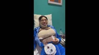 I m out of the hospital after my cosmetic surgery in Colombia YERI MUA