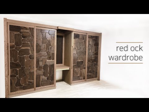 [HL]레드오크 붙박이장[Red oak wardrobe] leehyun machine 목공기계 woodwork wood Design[Eng Sub]