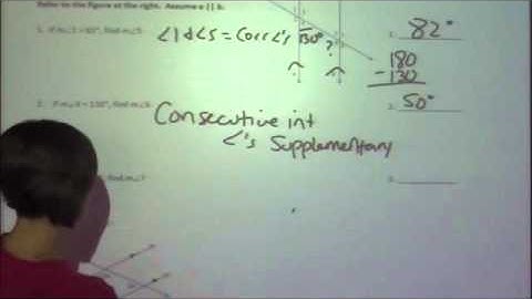 Parallel Lines and transversals pt 2
