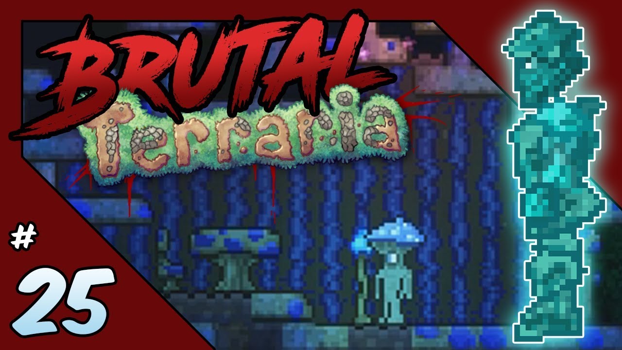 ☠ Mushrooms and Frost - Brutal Terraria Ep.25 terraria journey's end