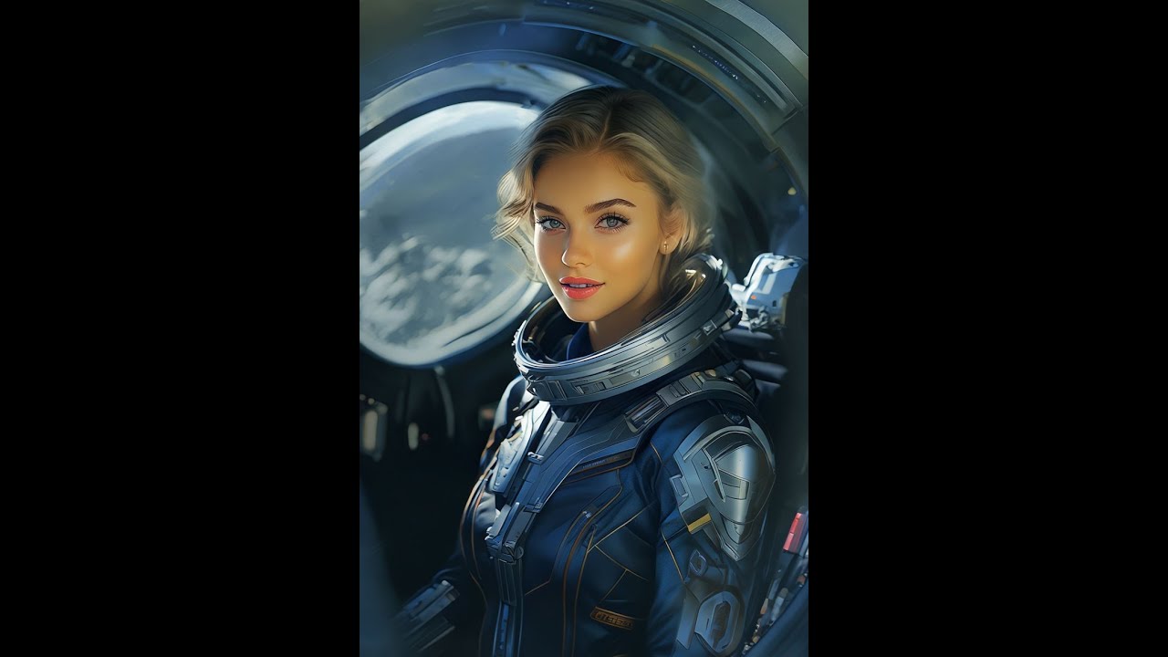 Ai ArtㅣThe girl is a spaceship pilotㅣ