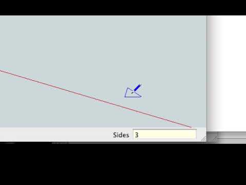 Using the Polygon tool in Sketchup