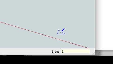 Using the Polygon tool in Sketchup