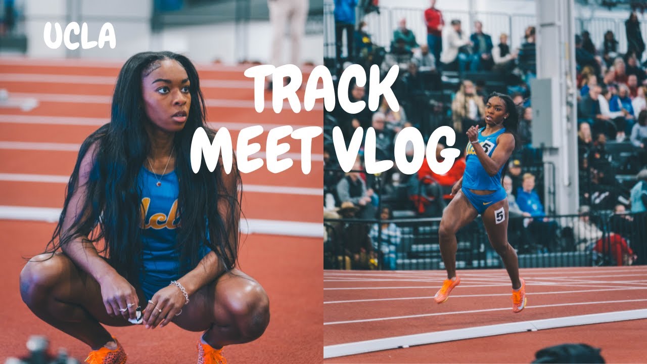 D1 Track Meet Vlog: travel with UCLA + race + behind the scenes