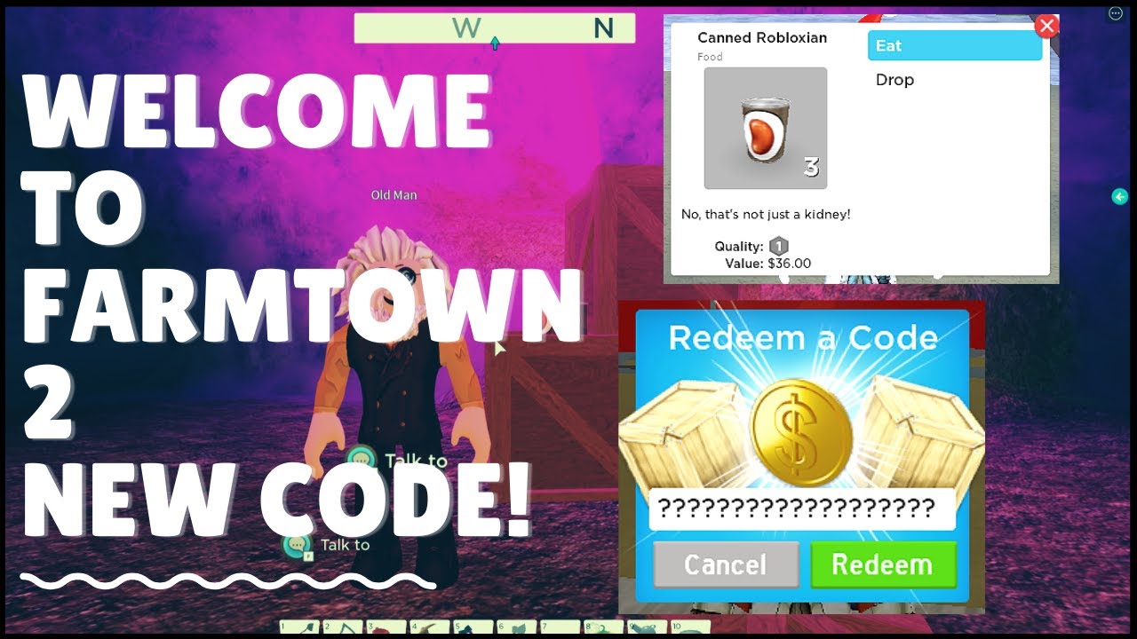 New Working Code Welcome To Farmtown 2 August 2020 Youtube - redeem codes for farm town roblox