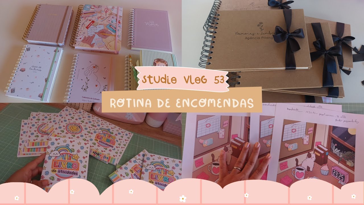 studio vlog # 53 🌻✨Rotina de encomendas e  testando papel monolúcido