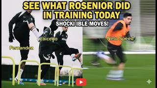 See What Liam Rosenior Did in Chelsea Training Today Ahead of Hull City