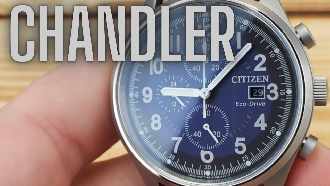 Citizen Chandler Chronograph CA0621-05L I I love Cheap Eco Drive Watches -  YouTube
