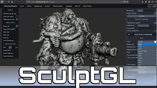 Sculptgl is an open source webgl powered sculpting application, that's
very similar to the tools in zbrush, sculptris, blender, 3d coat,
mudbox and...
