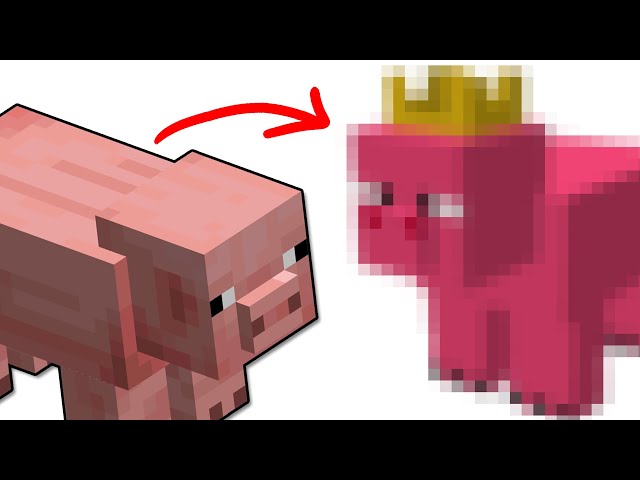 Building Minecraft mobs by memory pt 1