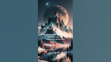 تلاوة خاشعة ما شاء الله || #القارئ #الله #تلاوات #ياسر_الدوسري