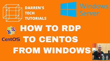 HOW TO REMOTE DESKTOP FROM WINDOWS TO CENTOS SERVER