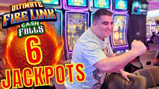 NON STOP JACKPOTS On Ultimate Fire Link Cash Falls Slot Machine screenshot 3