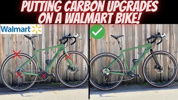Can we make a WALMART gravel bike ACTUALLY GOOD?? *ozark explorer*