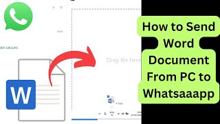 How to send Word Document to Whatsapp from PC | Word Doc from PC to Whatsapp screenshot 4