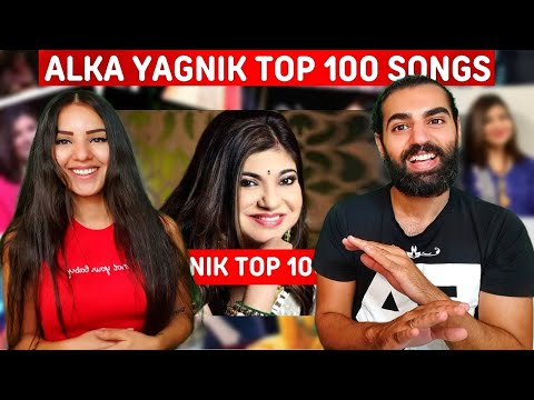 🇮🇳 REACTING TO Top 100 Songs Of ALKA YAGNIK | (foreigners reaction)