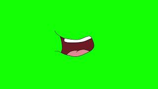 Free green screen mouth movement animation1