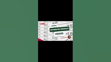 Automated Checklist in Excel: Auto-Check the Final Checklist Item! - Kiarash Arian  #excel