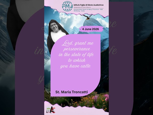 Inspirational Thoughts from St Maria Troncatti - Day 155 #motivation #love # subscribers