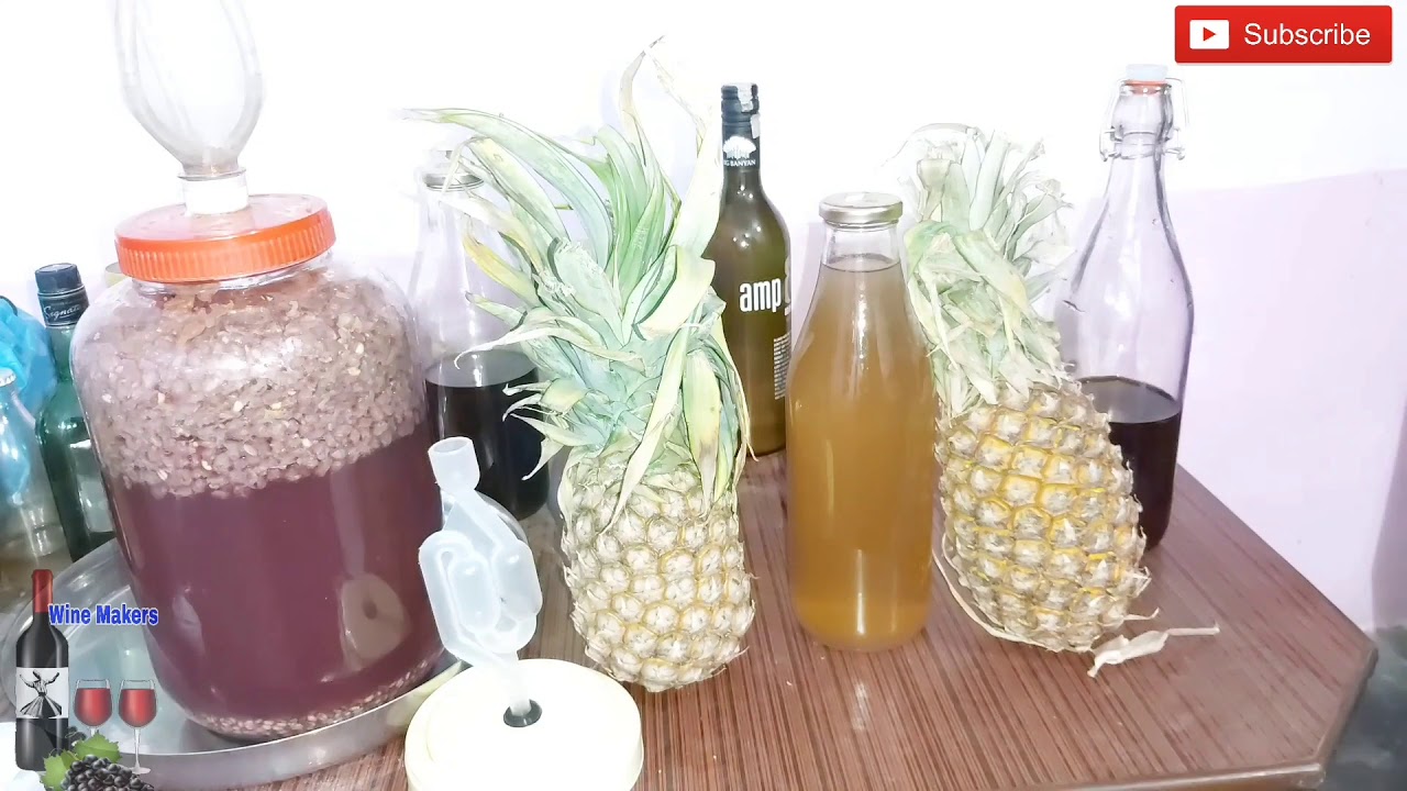 Pineapple Beer make at home my coming soon video. Whiskey & Food