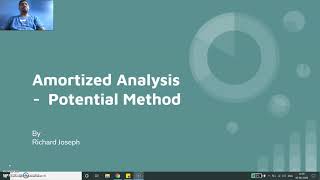 Amortized Analysis Potential Method