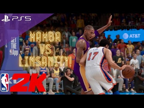 Jeremy Lin vs Kobe Bryant insane duel realistic NBA 2K highlights | 11-12 RS | PS5