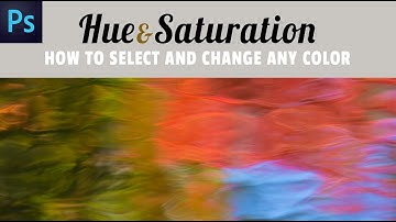 Hue and Saturation Adjustment in Photoshop CC