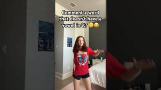 What word doesn’t have a vowel in it🤔😇 #music #viralvideo #viralshorts #fyp #foryou #blowup #100k