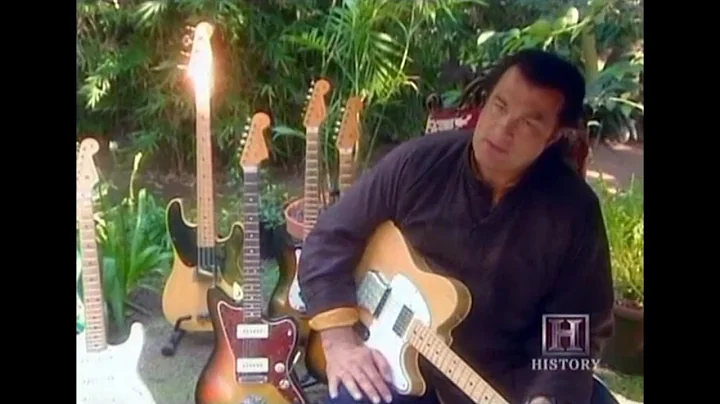 Steven Seagal's incredible guitar collection - SRV...
