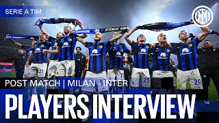 DIMARCO, MKHITARYAN AND MORE ⭐⭐ | MILAN 1-2 INTER | PLAYERS INTERVIEW 🎙️⚫🔵