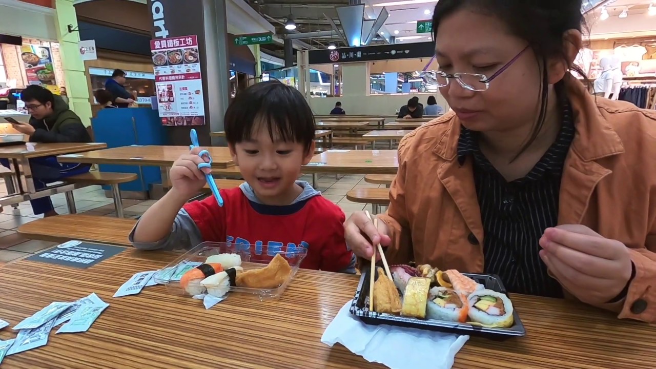 全家吃了三盒花了232元｜今天晚餐吃爭鮮壽司大餐！