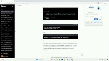 pass arguments to python script