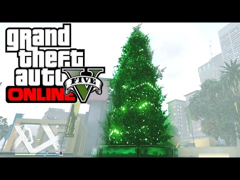 GTA 5 Online Festive Surprise DLC- Massive Christmas Tree in Los Santos!! - GTA 5 Online Festive Surprise DLC- Massive Christmas Tree in Los Santos!!