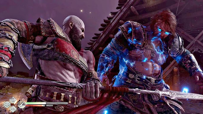 Kratos V Thor ⚡❄️ Game: God of War Ragnarök Platform: PlayStation 5 . Thank  you PlayStation for sending a review copy of God of War…