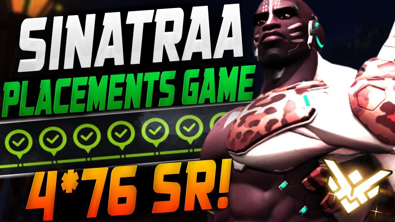 WORLD MVP - SINATRAA DOOMFIST! FINAL PLACEMENTS [ OVERWATCH SEASON 19 TOP 500 ]